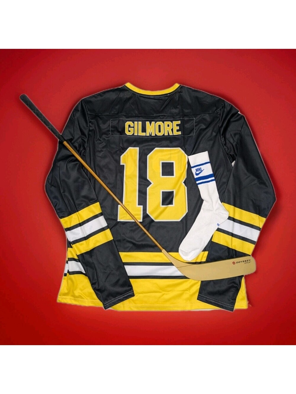 Original 1995 Odyssey Happy Gilmore Hockey Stick Golf Putter Jersey Adam Sandler